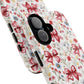 Personalized Rosette Coquette Phone Case - Custom Name/Message 'I Am Stronger Than The Storm' Floral Bow Protective Case