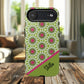 Personalized Meadow Mandala Bloom Vibrant Flower  — Green & Pink Geometric Daisy Design