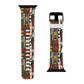 Tribal Harmony Vibrant Apple Watch Band, Colorful Watch Strap, Unique Wristband for Apple Watch, Artistic Accessory, Trendy Gift Idea, Seasonal Style