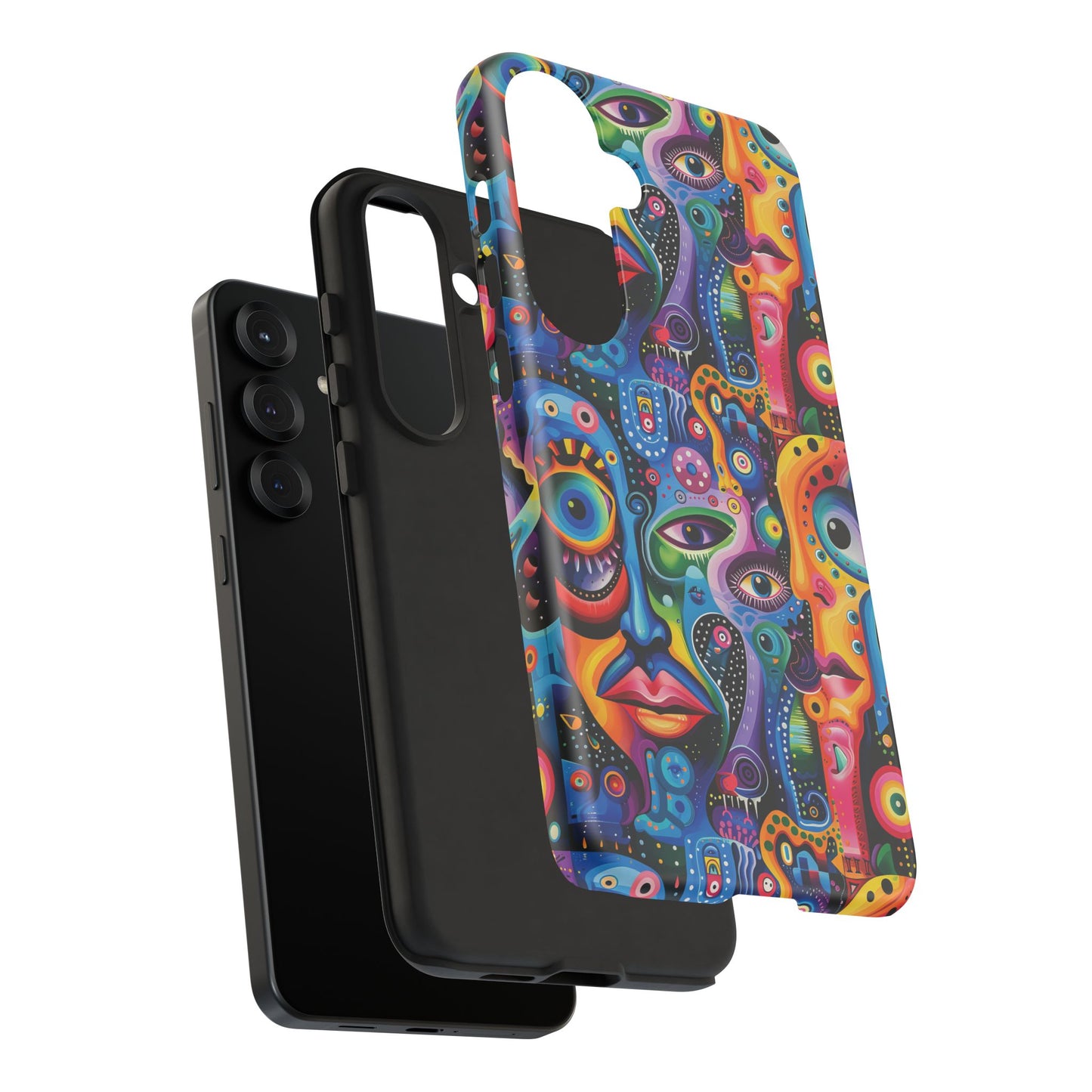 Psychedelic Visions Vibrant Art Google Pixel, iPhone and Samsung Phone Case - Tough Cases for Creative Souls