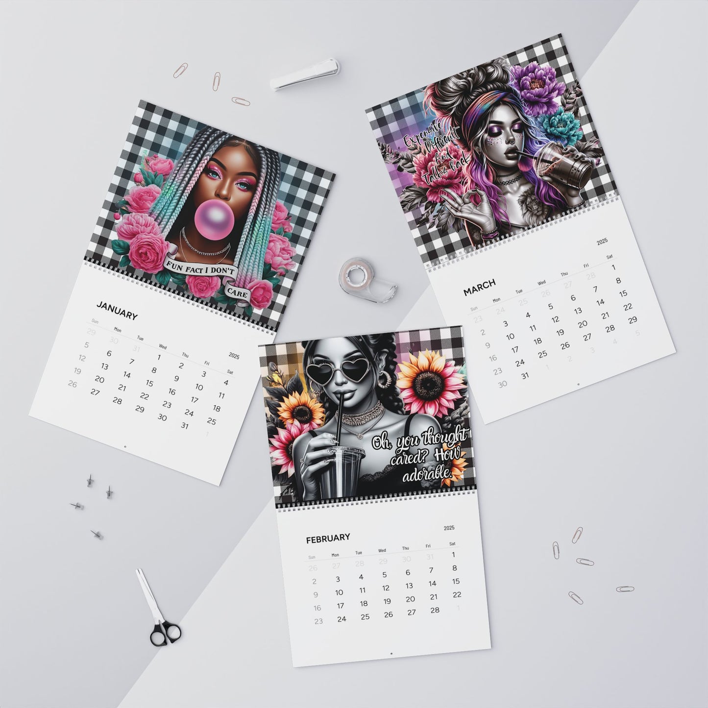 365 Days of Sass: A Year of Bold & Brilliant Attitude Wall Calendars (2025)