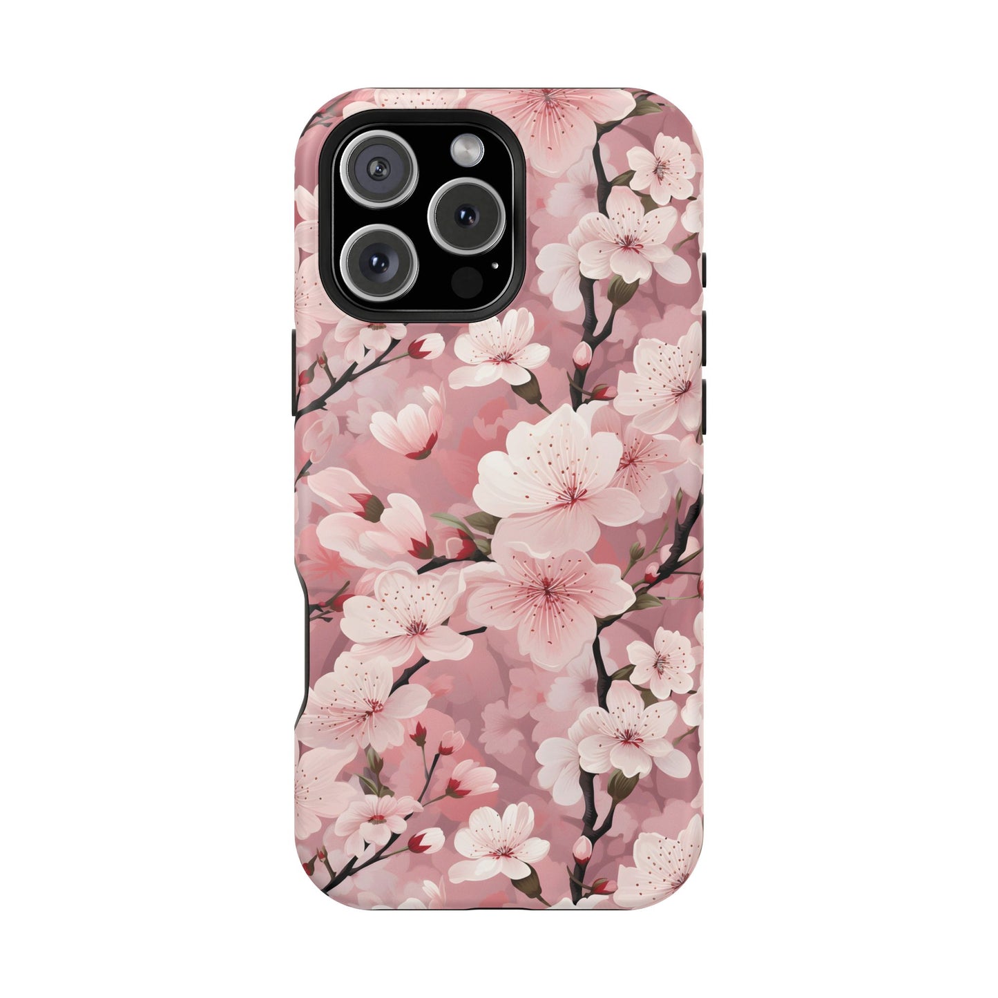 Cherry Blossom Magnetic Tough iPhone Cases