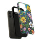 Flower Garden Stained Glass Phone Case, Tough Magnetic Cases, Floral Phone Cover, Durable Phone Accessories, Spring Gift, Birthday Present