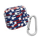 Patriotic Waves AirPod Case – Stars & Stripes Design, Mother’s, Father’s Day Gifts, Anniversary Gifts.