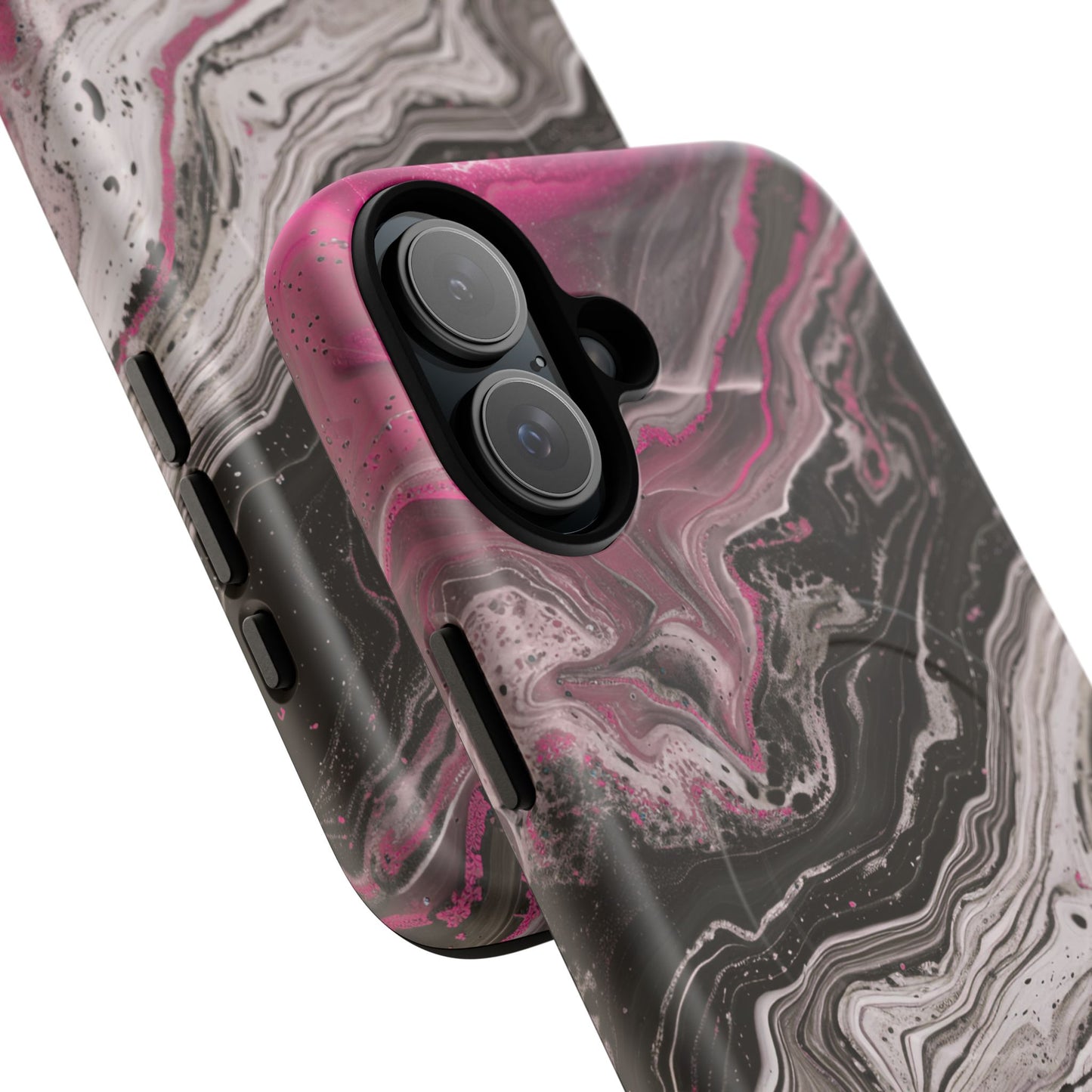 Stylish Magnetic iPhone Cases for Tough Protection, Trendy iPhone Covers, Gift for Teens, Modern Tech Accessories, Marble iPhone Design Cases
