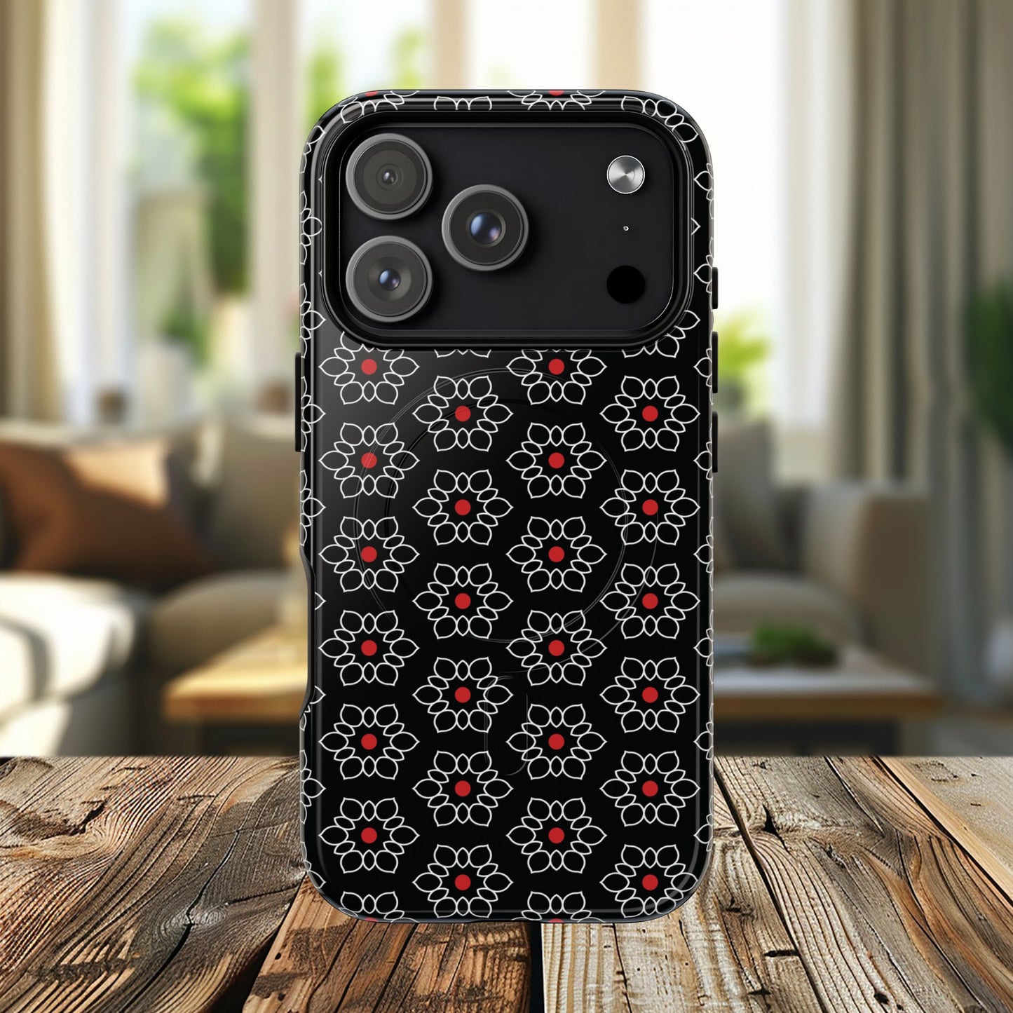 Floral Power Magnetic Tough iPhone Cover | Tough iPhone Cover, Floral Design, Custom iPhone Accessory, Gift for Her, iPhone Case