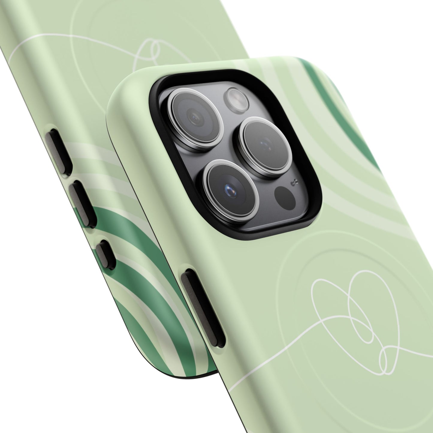 Loving Lines Tough iPhone Magnetic Cases, Eco-Friendly Gift, Birthday Present, iPhone 14, iPhone 15, iPhone 16, Pro, Pro Max, Plus MagSafe Protection Case.