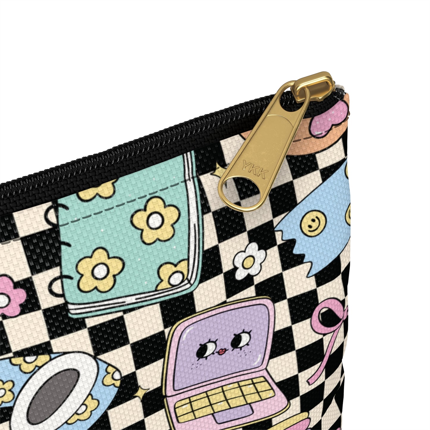 Personalized Black Doodle Daydream Composition Book Inspired Accessory Pouch, Kids School Supplies, Classroom Organizer, Teacher Gift, Fun Stationery Case, Back to School