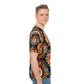 Flame Burst Men's Loose T-shirt (AOP)