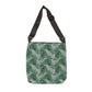 Grey Tropical Bliss Adjustable Tote Bag (AOP)