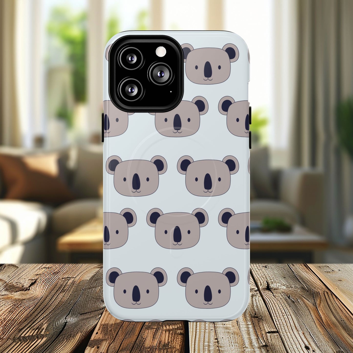 Cute Koala iPhone Case, Tough Magnetic iPhone Cases, Funny Animal Cases, Unique Gifts for Animal Lovers, Cute Phone Accessories, Birthday Gift
