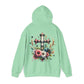 Faith and Floral Cross Unisex Gildan Hoodie Sweatshirt