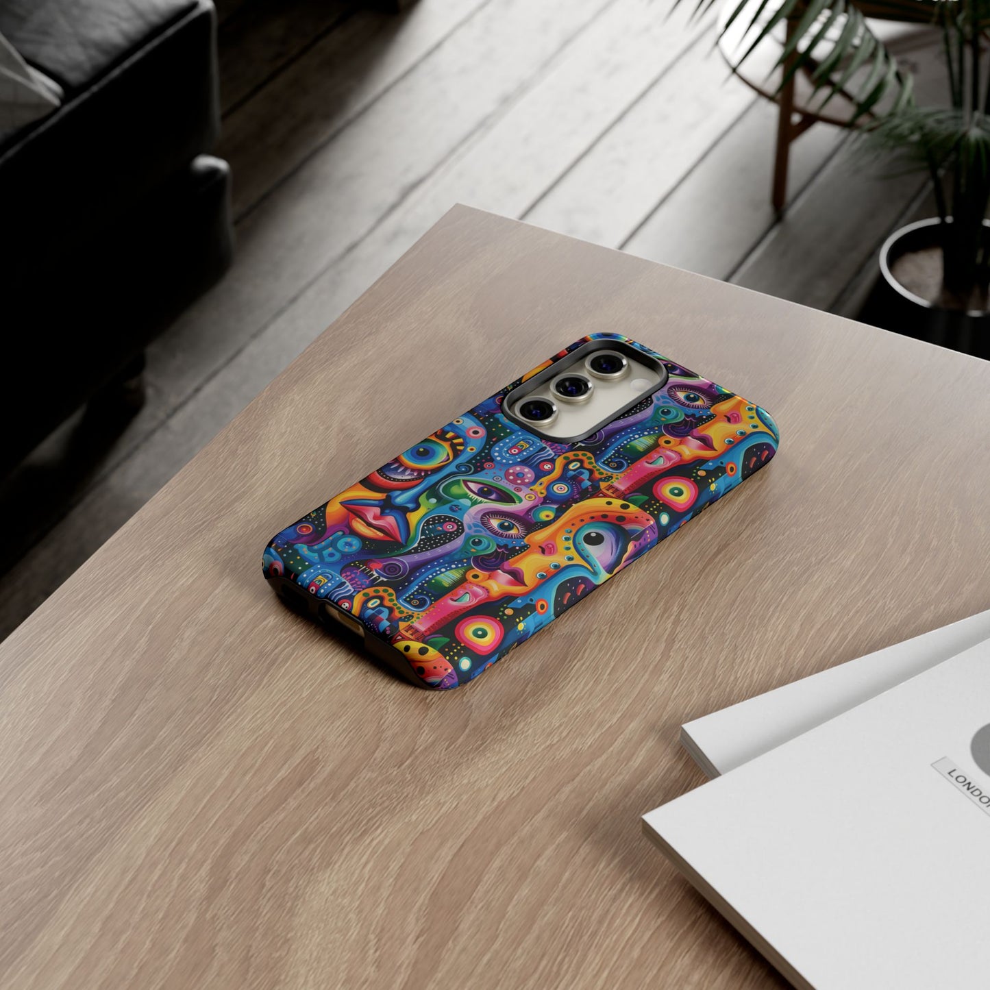 Psychedelic Visions Vibrant Art Google Pixel, iPhone and Samsung Phone Case - Tough Cases for Creative Souls