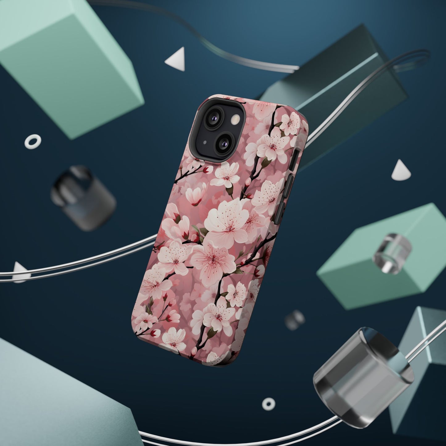 Cherry Blossom Magnetic Tough iPhone Cases