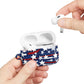 Patriotic Waves AirPod Case – Stars & Stripes Design, Mother’s, Father’s Day Gifts, Anniversary Gifts.