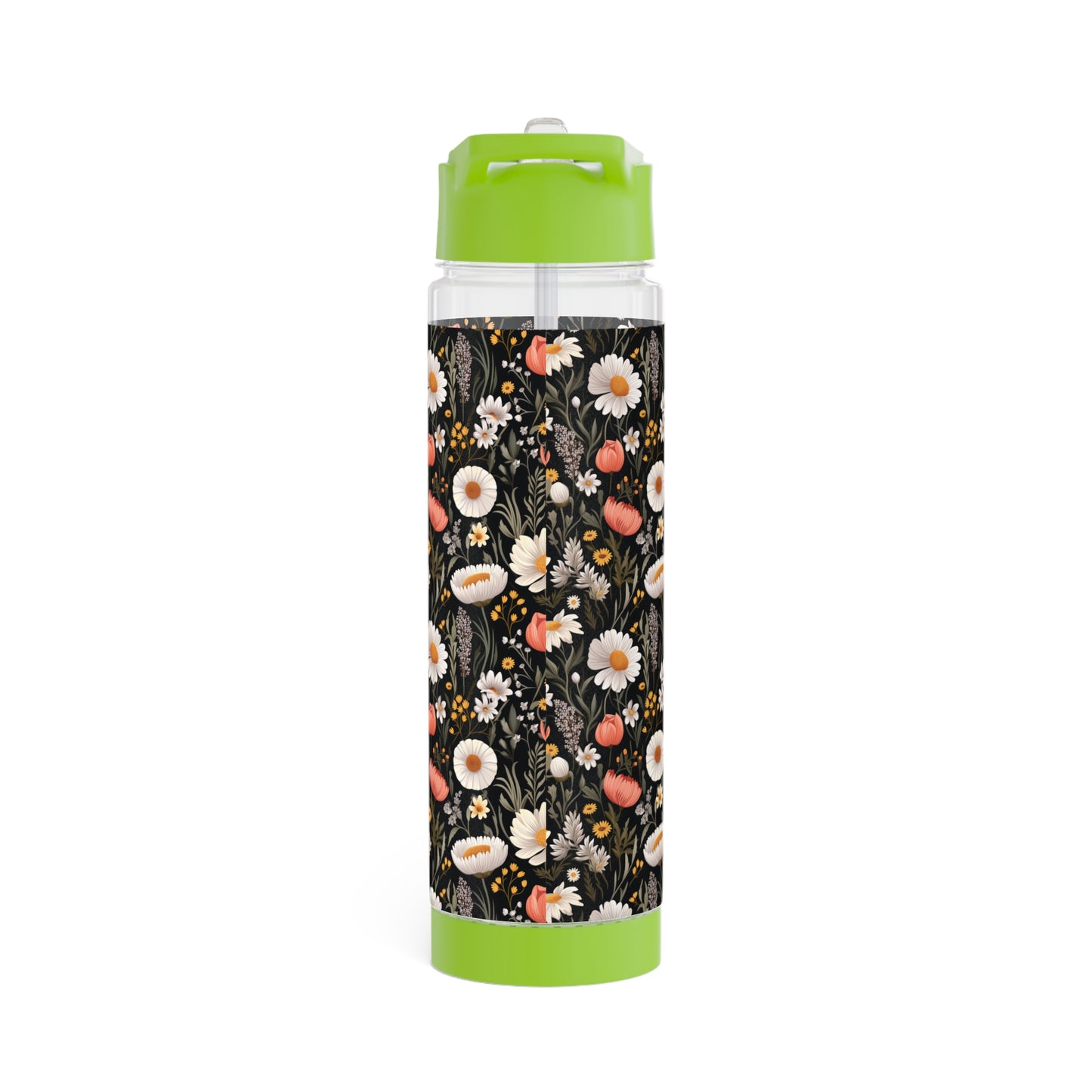 Blossom Elegance: Noir Garden Infuser Water Bottle