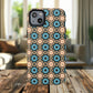 Sahara Star Mosaic Colorful Geometric iPhone Cases, Tough Magnetic iPhone Cases, Vibrant Design iPhone Cover, Durable iPhone Protection, Stylish Tech Accessories.