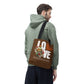 LOVE Always Brown Tote Bag.