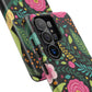 Personalized Floral Fantasy Samsung and Google Pixal Phone Case – Personalized Tough Cases with Colorful Garden Design