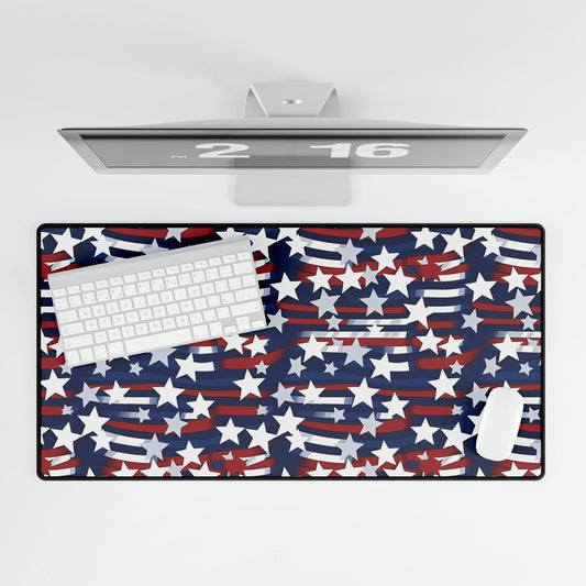 Patriotic Waves Desk Mats