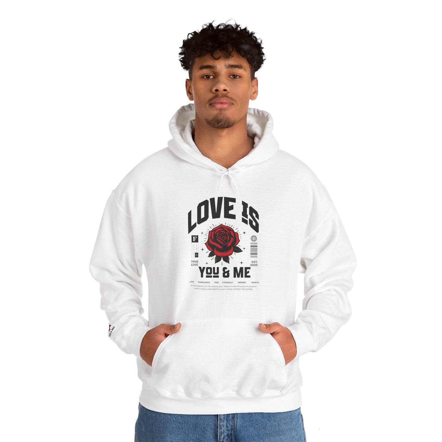 You and Me Unisex Gildan Hoodie Sweatshirt
