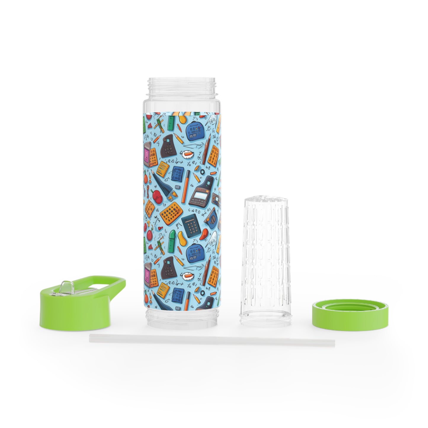 Blue Academic Adventures Infuser Water Bottle