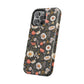 Blossom Elegance: Noir Garden Magnetic Tough iPhone Cases