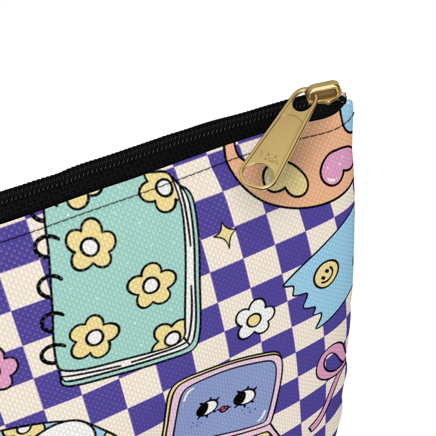 Personalized Purple Doodle Daydream Composition Book Inspired Accessory Pouch, Kids School Supplies, Classroom Organizer, Teacher Gift, Fun Stationery Case, Back to School