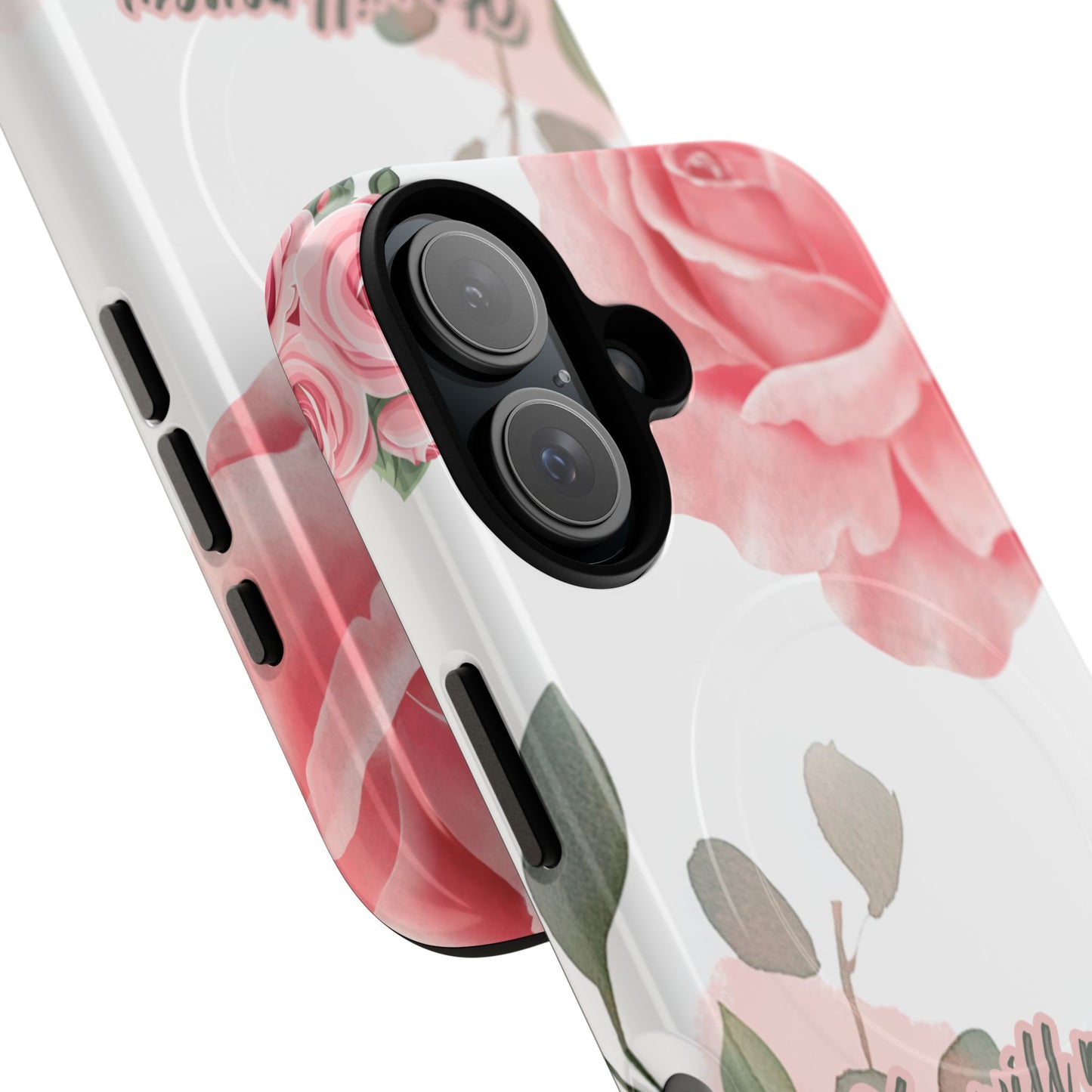 You will Renew your Strength Isaiah 40:11, Inspirational Gift, Tough iPhone Magnetic Case Scripture, Floral Bible Verse, MagSafe® iPhone®, iPhone 14, iPhone 15, iPhone 16, Pro, Pro Max, Plus.