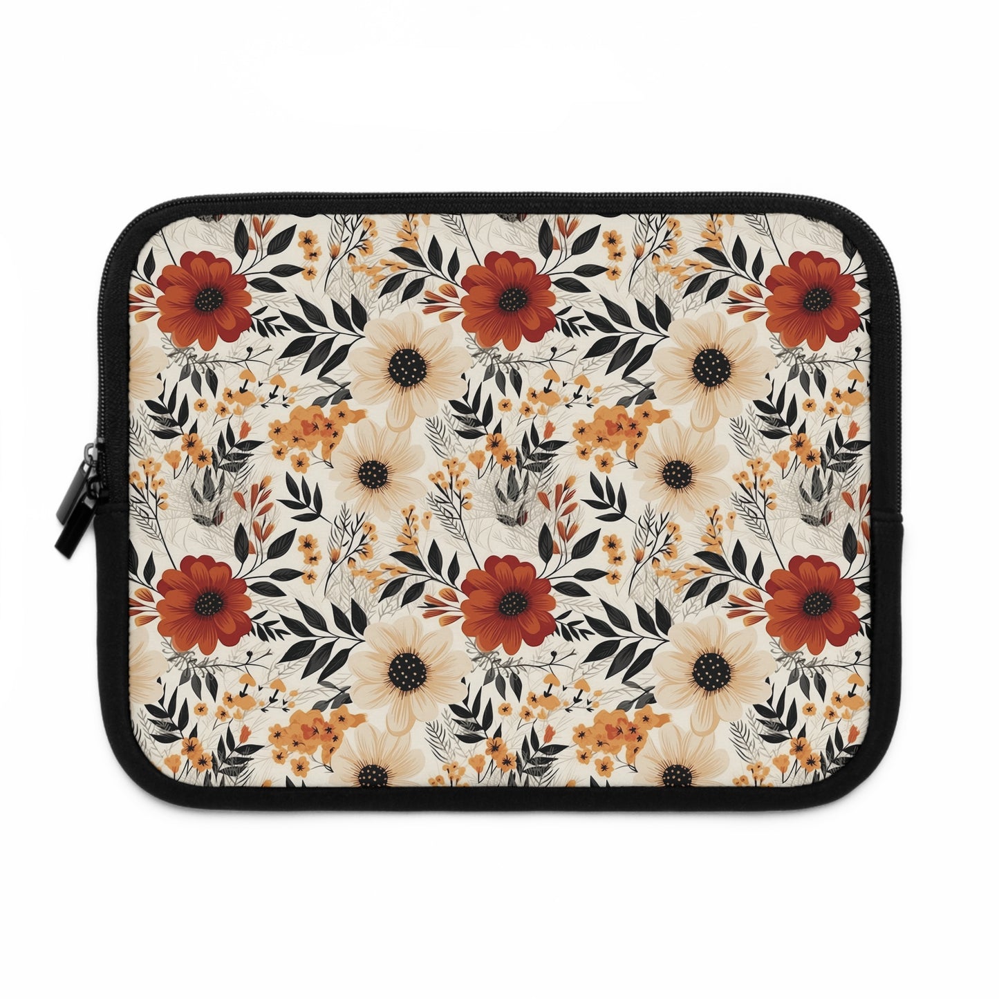 Boho Chic Floral Laptop Sleeve