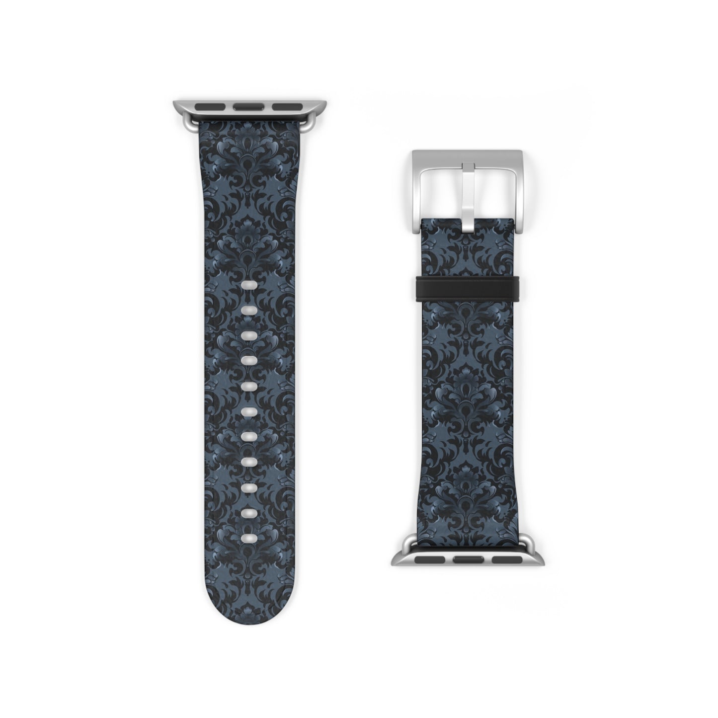 Opulent Dusk Elegant Floral Watch Band - Stylish Accessory for Daily Wear.