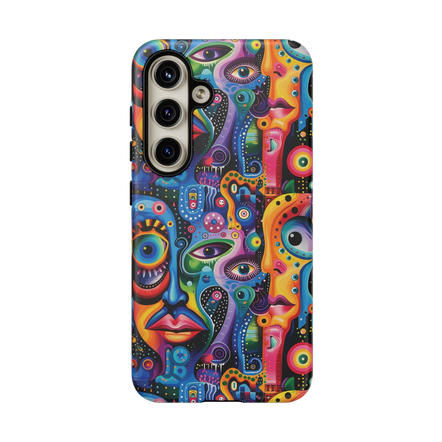Psychedelic Visions Vibrant Art Google Pixel, iPhone and Samsung Phone Case - Tough Cases for Creative Souls