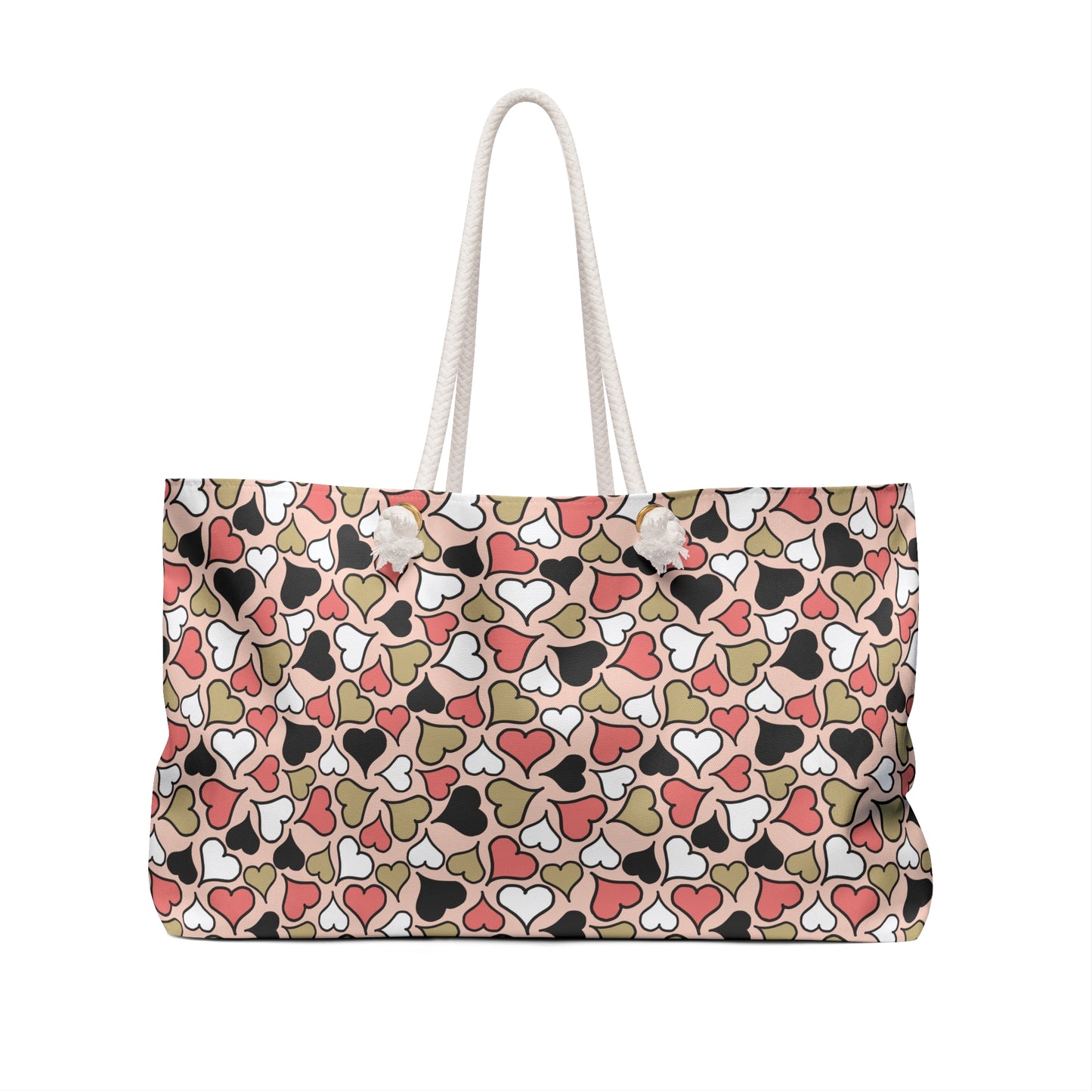 Heart Pattern Weekender Bag for Travel & Getaways