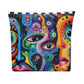 Psychedelic Visions Cotton Cosmetic Bag