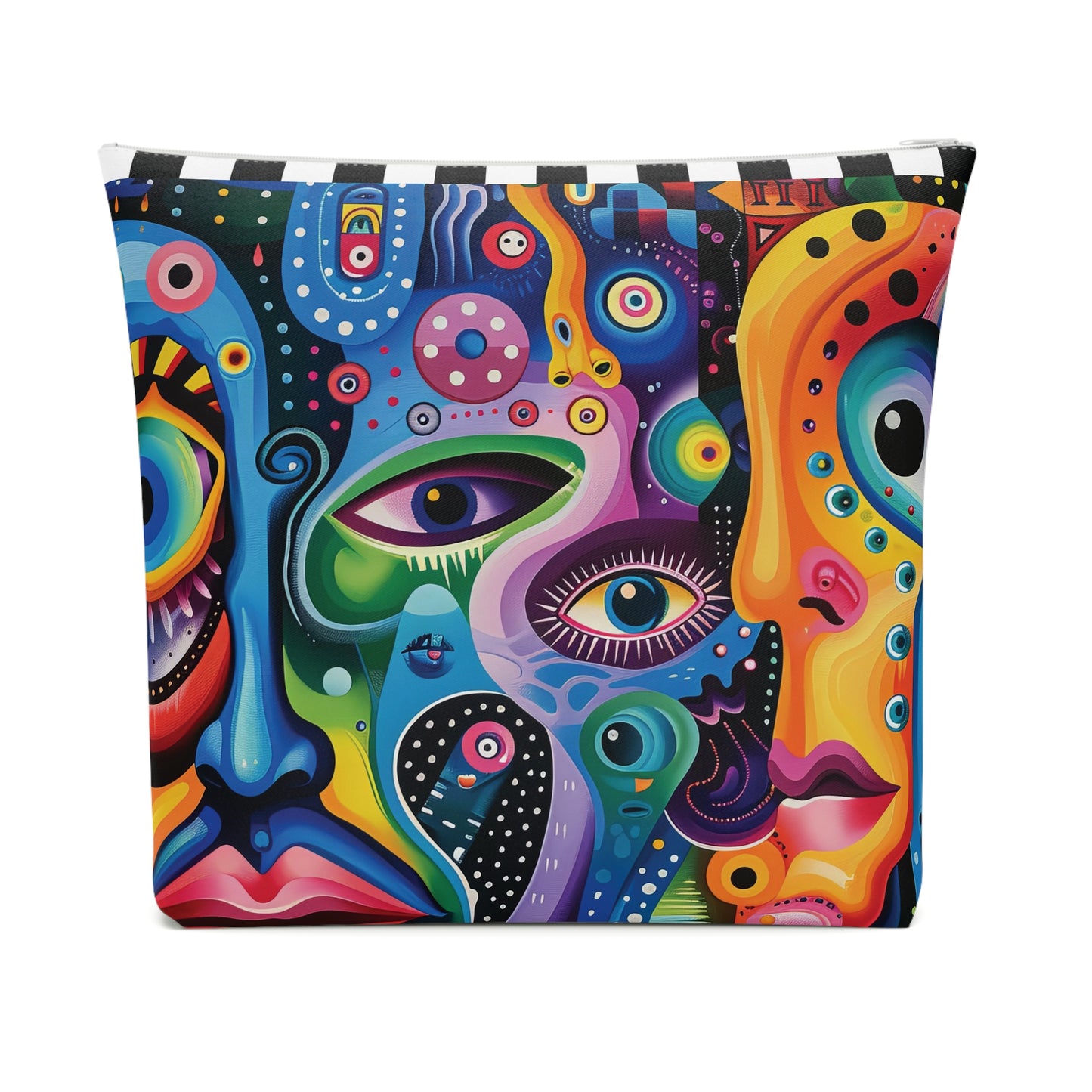 Psychedelic Visions Cotton Cosmetic Bag