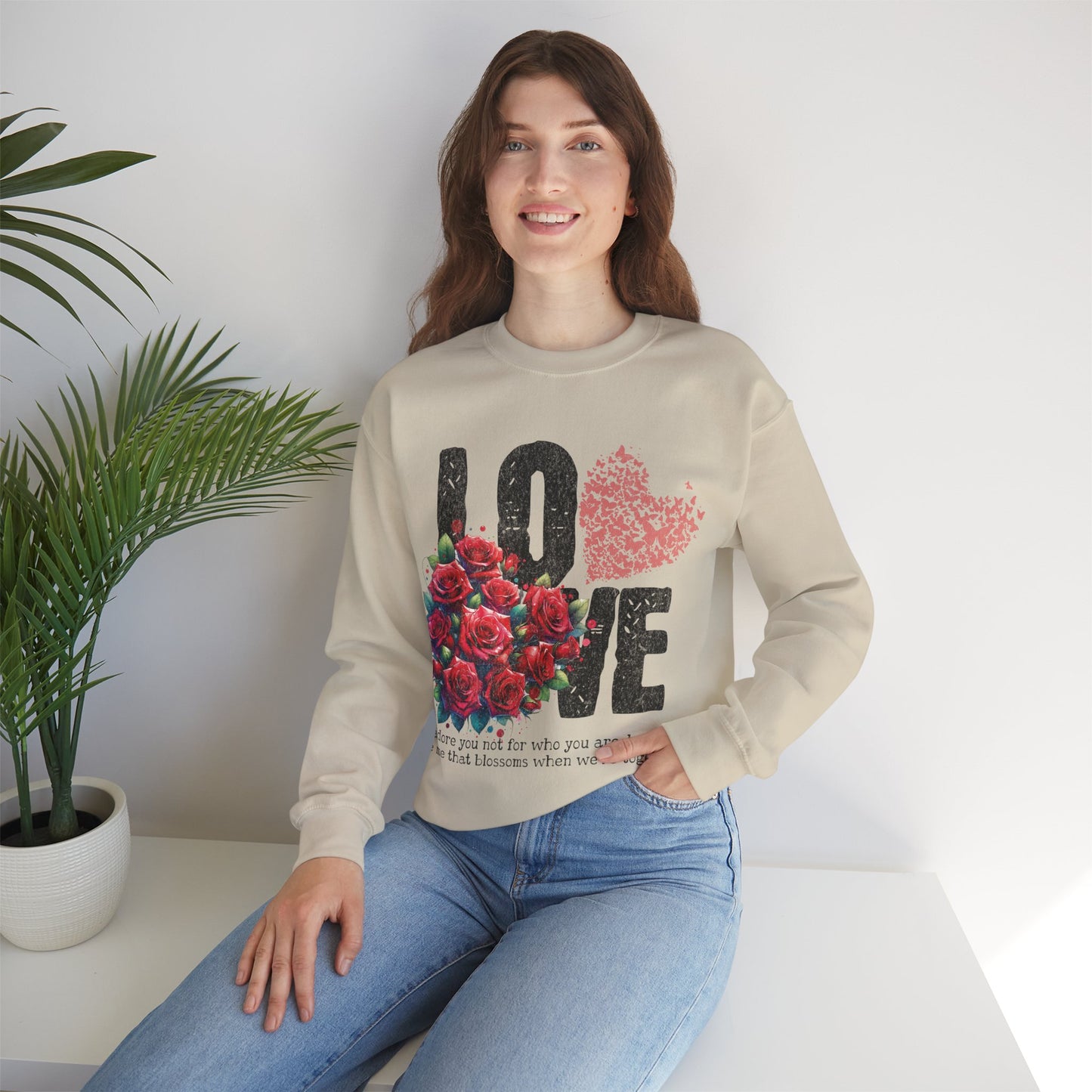 LOVE Always Unisex Heavy Blend™ Crewneck Sweatshirt.