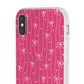 Personalized Pink Bow Coquette Slim Flexi iPhone and Samsung Cases — Custom Name or Affirmation