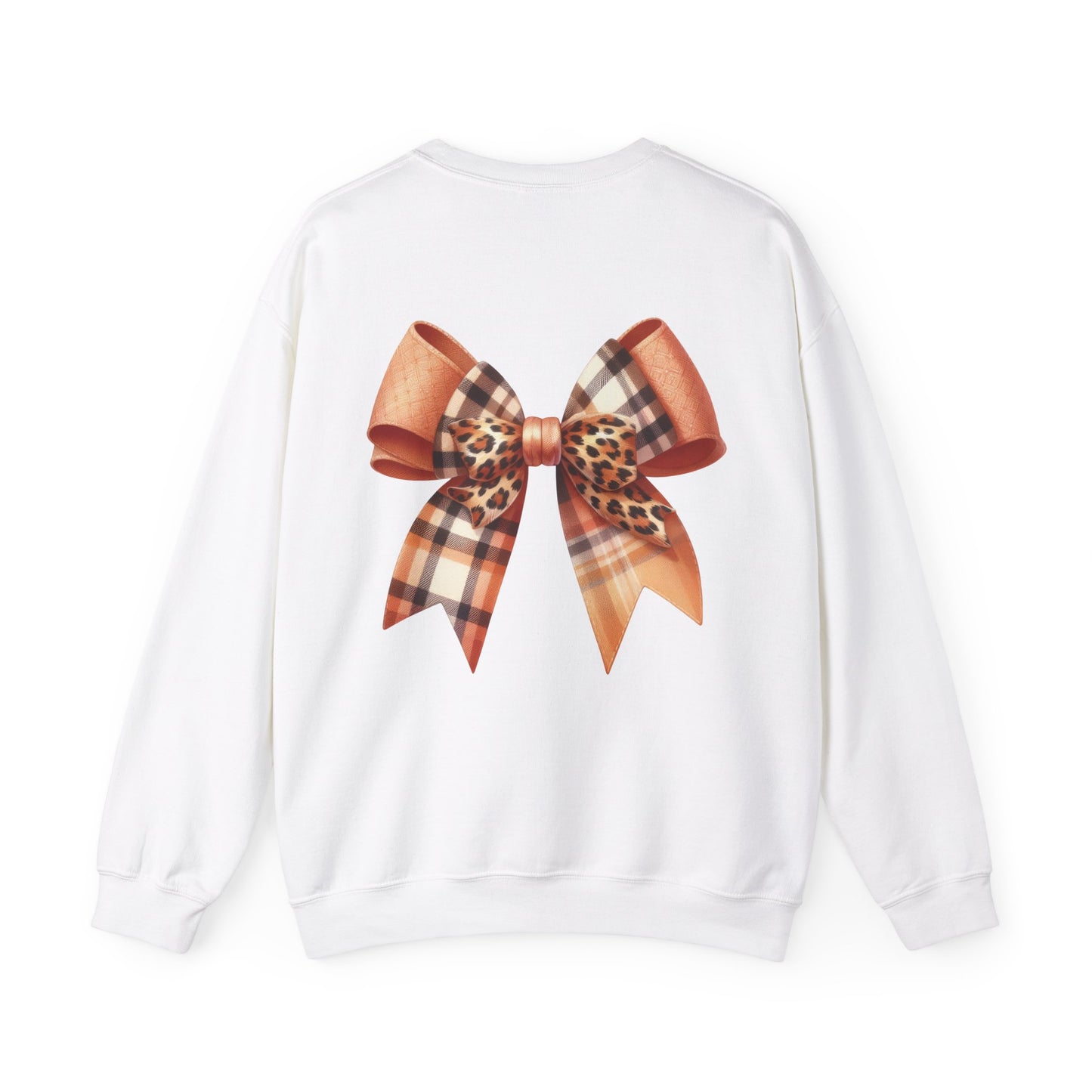 Autumn Highland Cow Charm Unisex Heavy Blend™ Crewneck Sweatshirt