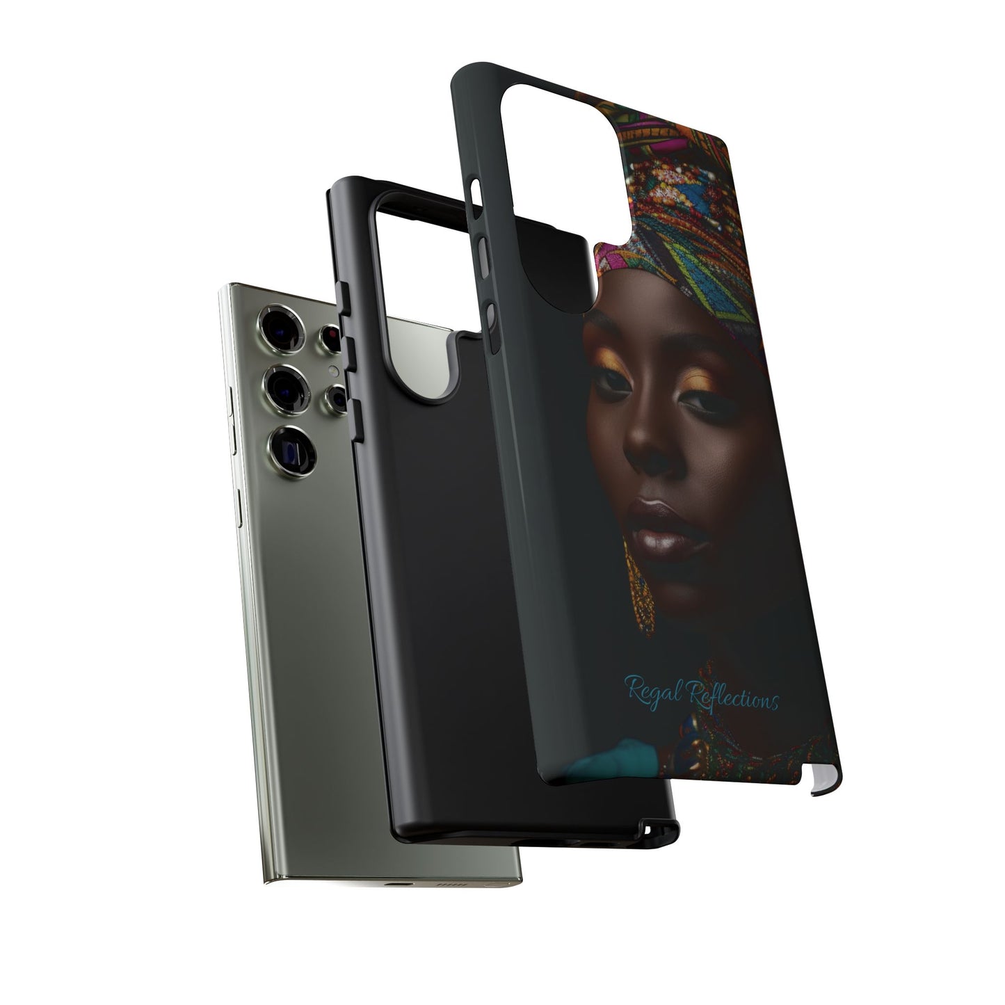 Regal Reflections: African Majesty Samsung Tough Phone Cases