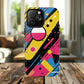 Electric Motion Mix iPhone Cases for Creative Souls | Tough iPhone Magnetic Cases, Stylish Protection, Unique iPhone Accessories, Gift for Art Lovers, Retro Vibes
