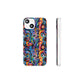 Psychedelic Visions Flexi iPhone and Samsung Case - Colorful Abstract Design.
