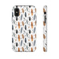 Whispering Feathers iPhone Tough Cases