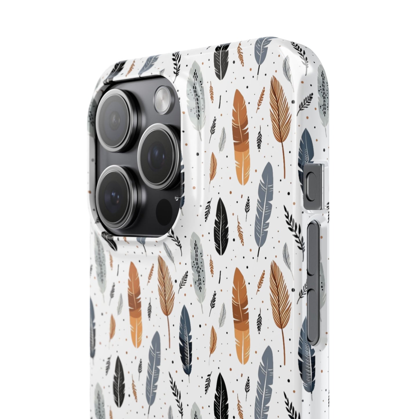 Whispering Feathers Slim Phone Cases for iPhone and Samsung