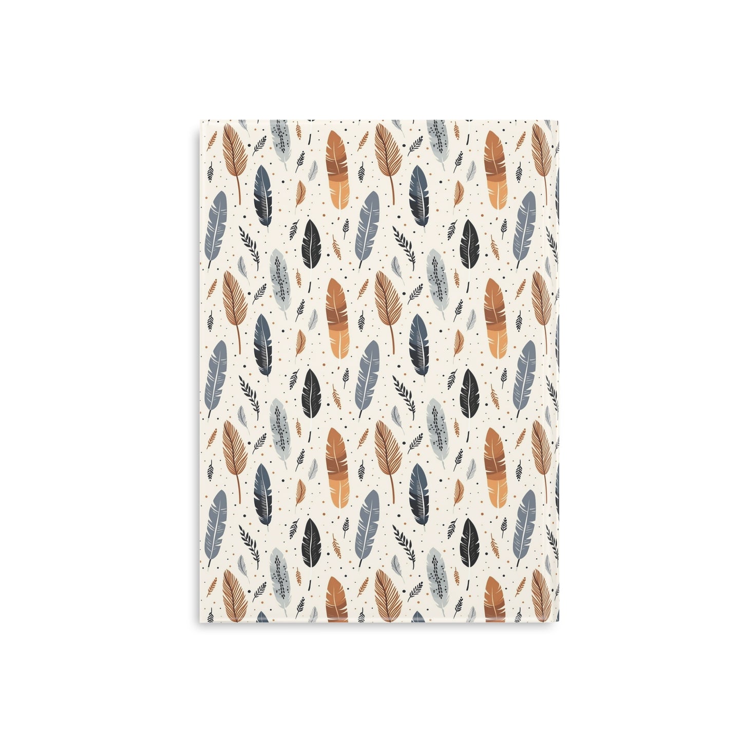 Whispering Feathers Hardcover Notebook with Puffy Covers