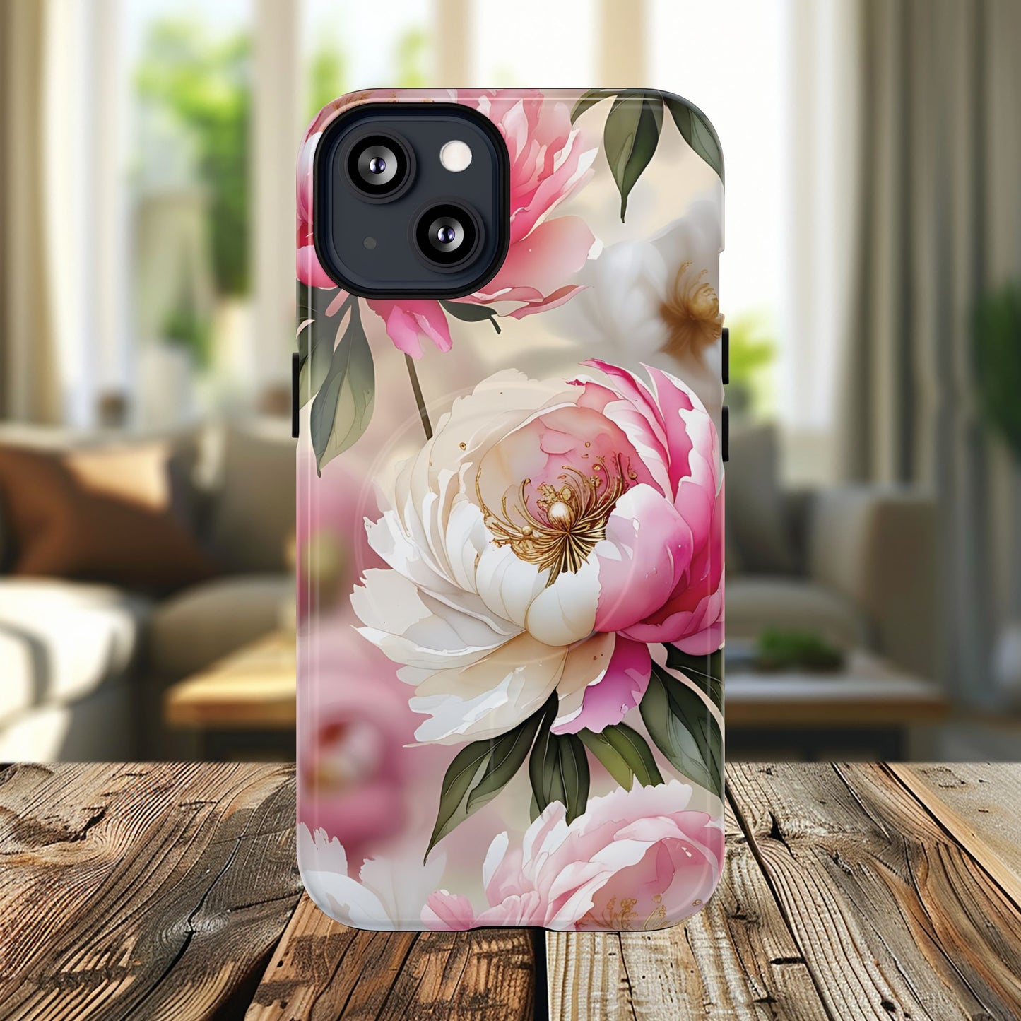 Blooming Petals Tough Magnetic Phone Cases, Elegant Phone Cover, Durable Case for Flower Lovers, Phone Accessories
