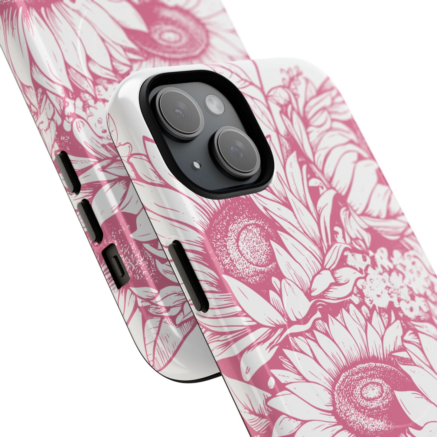 Loved John 3:16, Inspirational Gift, Tough iPhone Magnetic Case Scripture, Sunflower Bible Verse, MagSafe® iPhone® Tough Case, iPhone 14, iPhone 15, iPhone 16, Pro, Pro Max, Plus