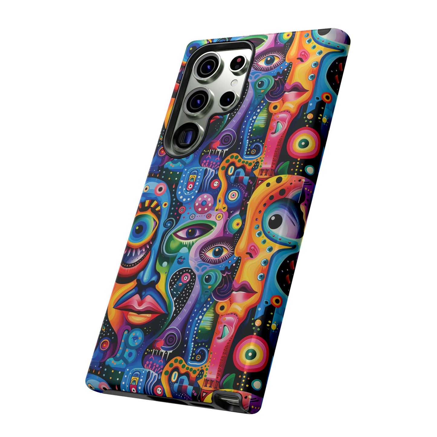Psychedelic Visions Vibrant Art Google Pixel, iPhone and Samsung Phone Case - Tough Cases for Creative Souls