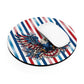 Patriotic Pride Mouse Pad - Stylish Desk Accessory for American Pride