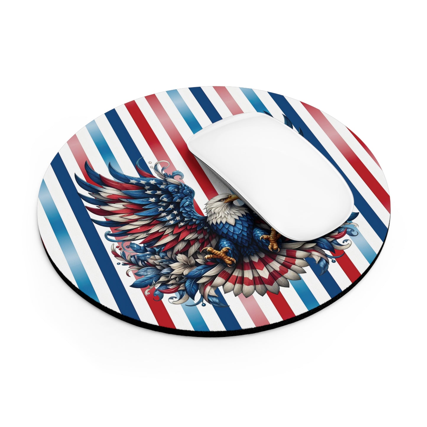 Patriotic Pride Mouse Pad - Stylish Desk Accessory for American Pride