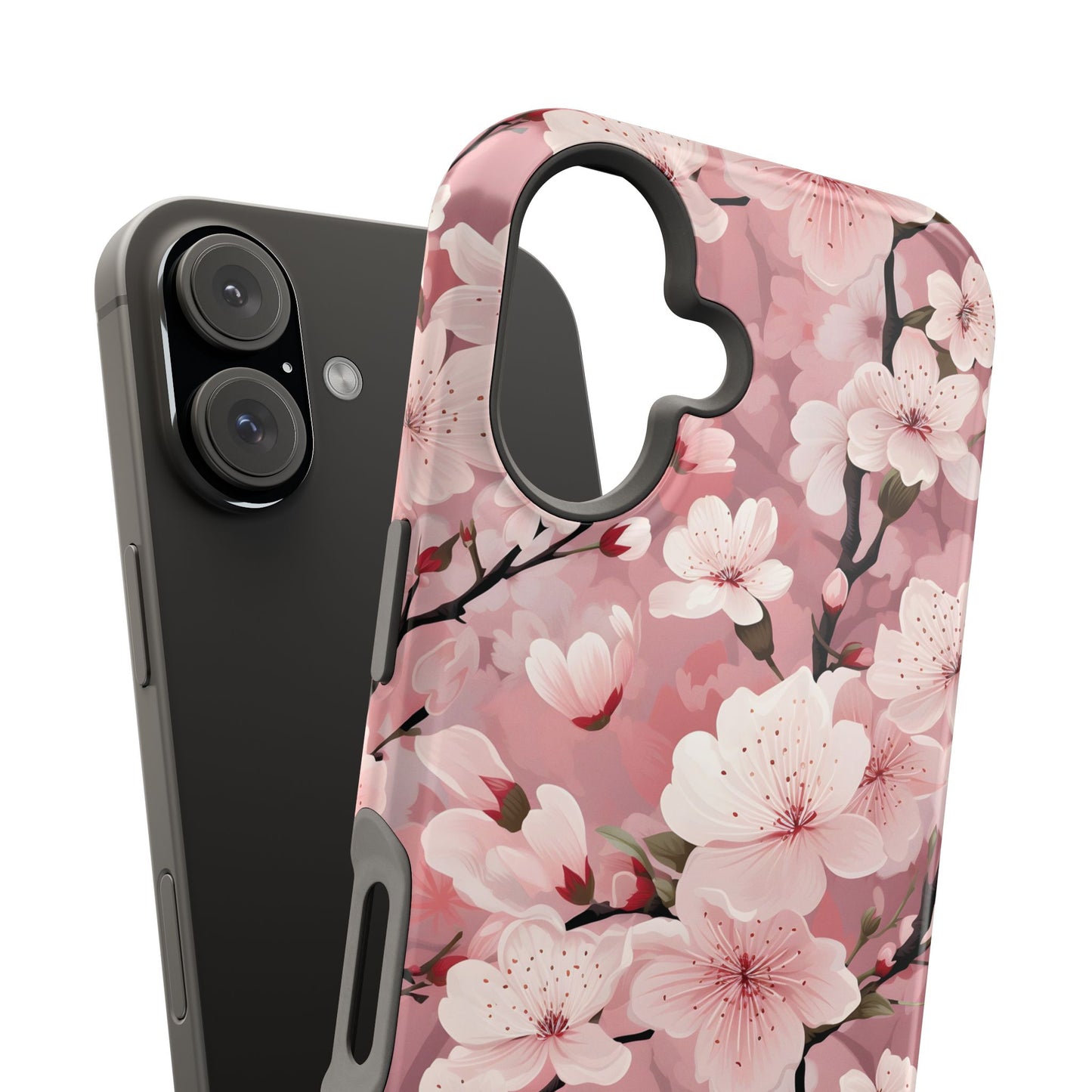 Cherry Blossom Magnetic Tough iPhone Cases